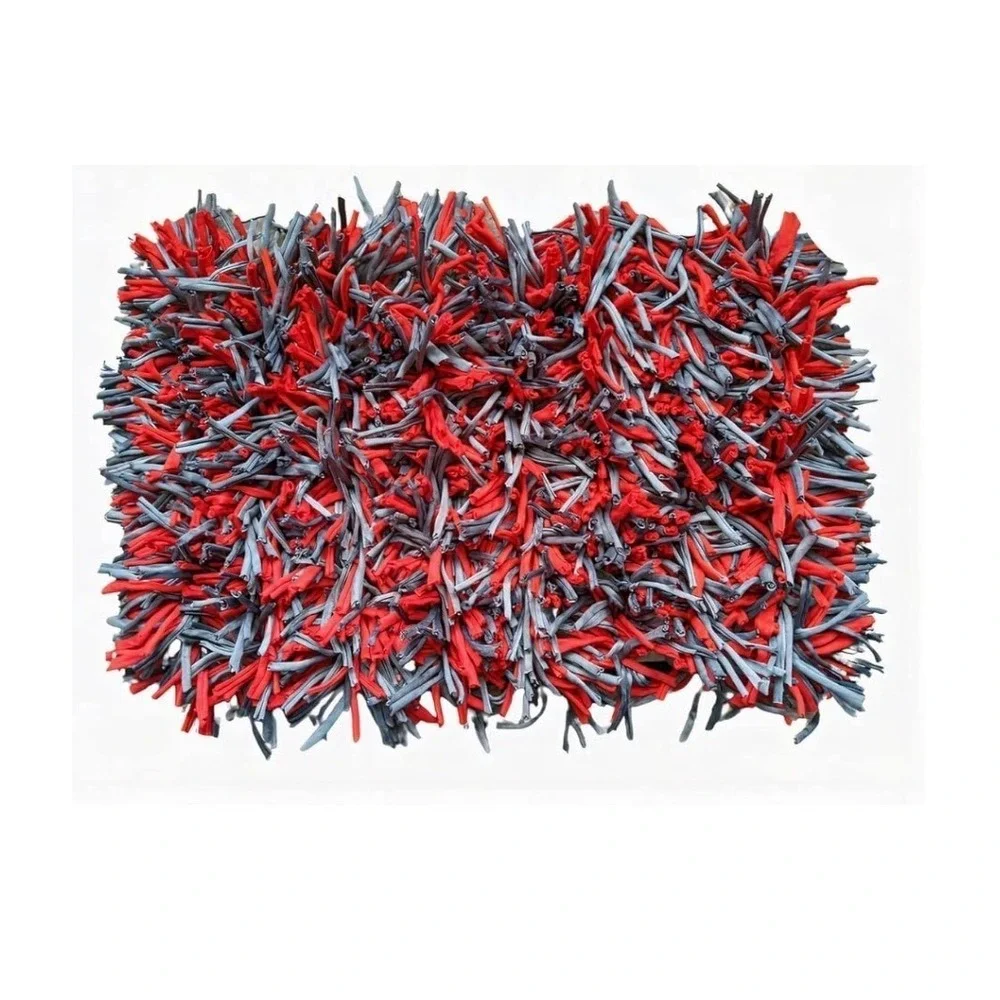 N3 Sol Dog Snuffle Mat Red Gray Foraging Enrichment Mat with Bonus Ball NEW‎